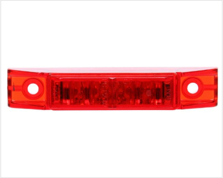 LED Light Series 35 M/C 1" x 4" Rectangular-Red includes 94862 Plug